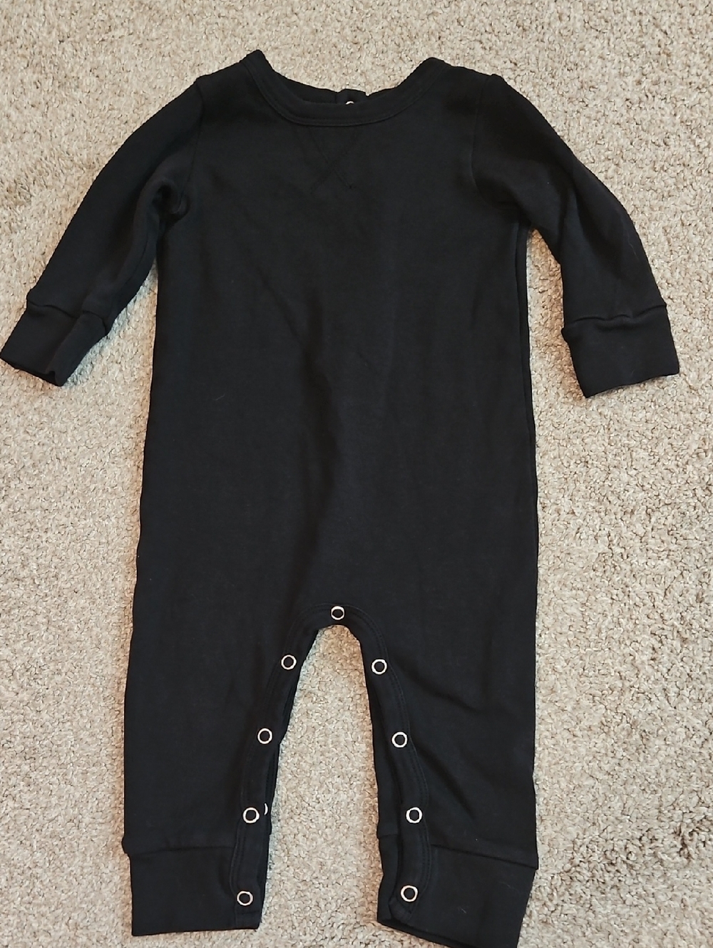 Black Cotton Baby Jumper 12-18M Washed Never Worn